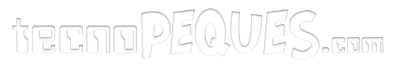 Logo tecnoPEQUES.com blanco
